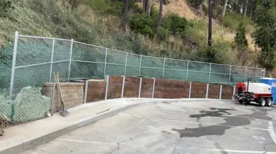 Retaining Wall Work